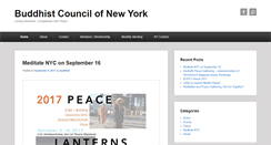 Desktop Screenshot of buddhistcouncilny.org