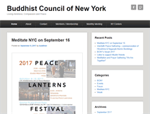 Tablet Screenshot of buddhistcouncilny.org